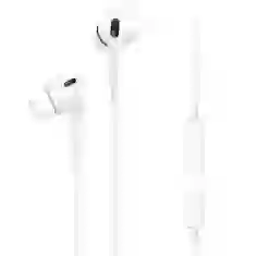 Навушники Usams EP-41 Stereo Earphones 3.5mm White (SJ451HS01)