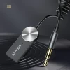 Аудіоадаптер Usams SJ464 Car Wireless Audio 3.5mm Receiver BT5.0 USB-A to AUX Tarnish (SJ464JSQ01)