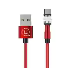 Кабель Usams US-SJ474 U59 Rotatable Magnetic FC USB-A to Micro-USB 2.1A 1m Red (SJ474USB02)