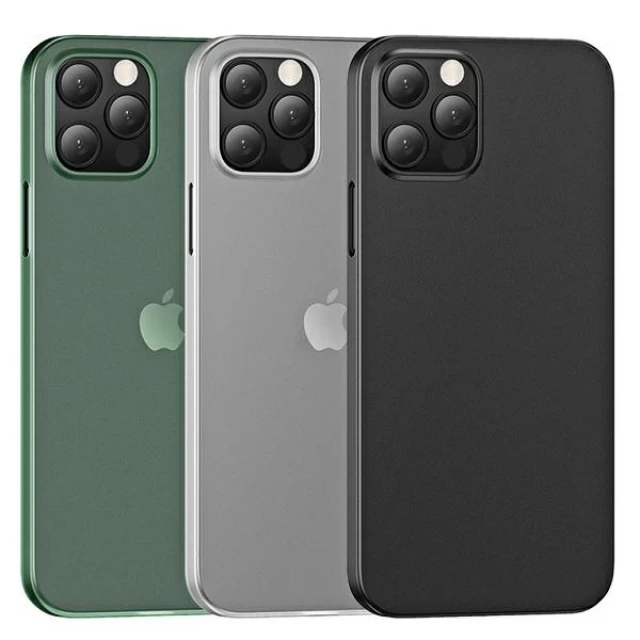 Чехол Usams Gentle Pro для iPhone 12 mini Transparent Green (IP12QR03)