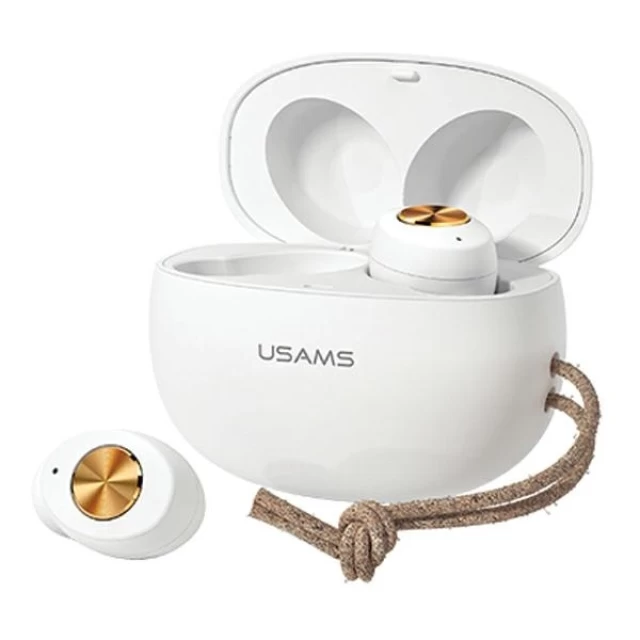 Бездротові навушники Usams ES Series TWS Bluetooth 5.0 White (BHUES01)