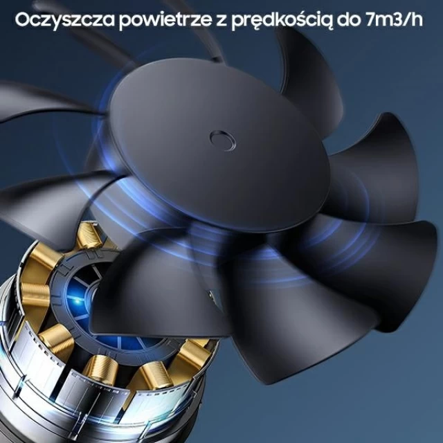 Очиститель воздуха Usams ZB181 Anion Air Purifier PM2.5 Black (ZB181JHQ01)