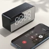 Настільний годинник Usams YX007 Multi-functional Alarm Clock/Wireless Speaker Black (YX7LY01)