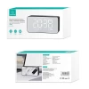 Настільний годинник Usams YX007 Multi-functional Alarm Clock/Wireless Speaker Black (YX7LY01)