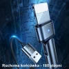 Кабель Usams US-SJ476 U60 Rotatable USB-A to Lightning 2A 1m Green (SJ476USB02)