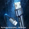 Кабель Usams US-SJ478 U60 Rotatable USB-A to Micro-USB 2A 1m Black (SJ478USB01)
