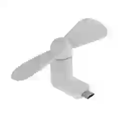 Портативный вентилятор Usams ZB009 microUSB White (MICMF02)