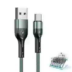Кабель Usams US-SJ449 U55 USB-A to USB-C 2A 1m Green (SJ449USBSG02)