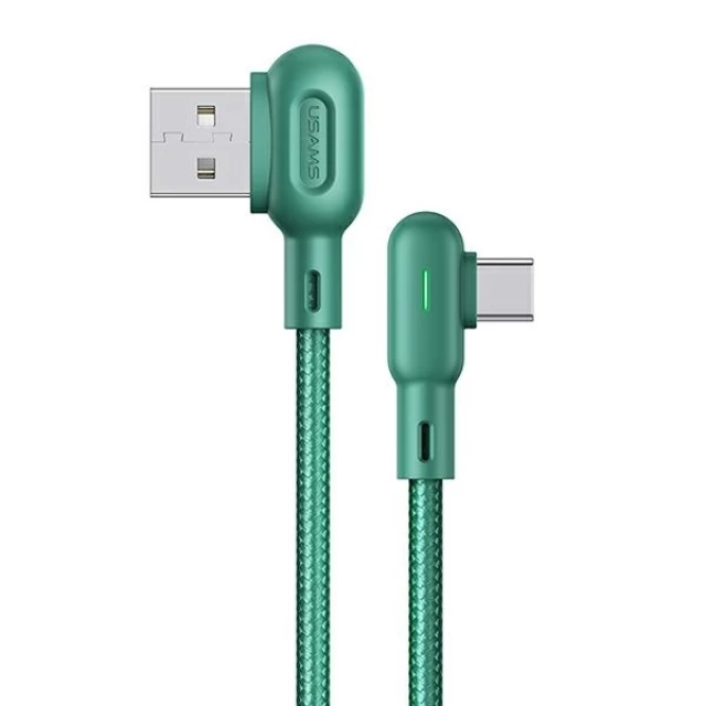 Кабель Usams US-SJ457 U57 USB-A to USB-C 2A 1.2m Green (SJ457USB02)