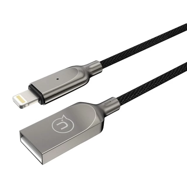 Кабель Usams US-SJ170 U-Sun Power-off USB-A to Lightning 1.9m Black (IPYSUSB201)
