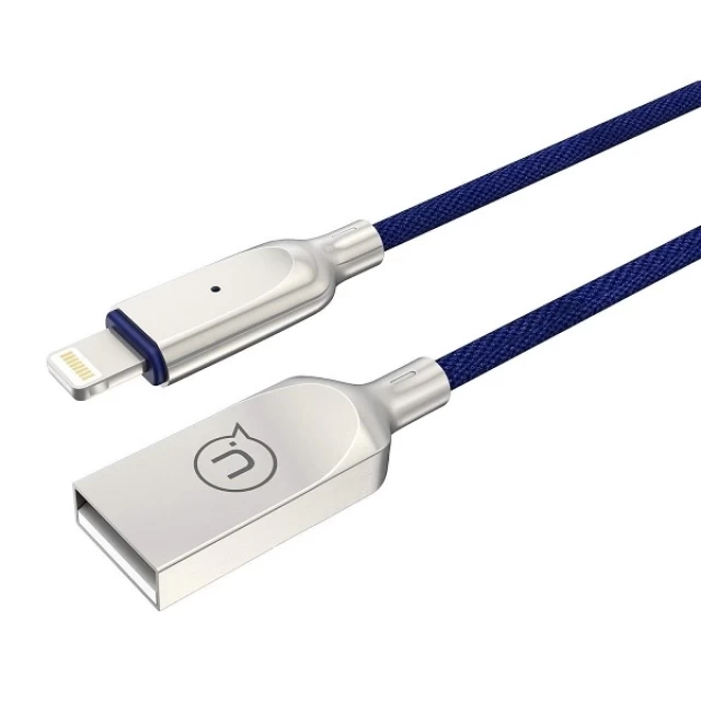 Кабель Usams US-SJ170 U-Sun Power-off USB-A to Lightning 1.9m Blue (IPYSUSB202)