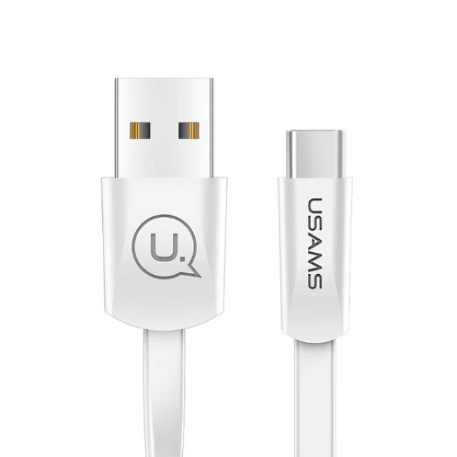 Кабель Usams US-SJ200 U2 USB-A to USB-C 1.2m White (SJ200TC02)
