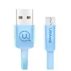 Кабель Usams US-SJ201 U2 USB-A to Micro-USB 1.2m Blue (SJ201MIC04)