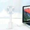 Ручной вентилятор Usams ZB039 Portable Cooling Fan with Detachable Docking Station White (ZB39MF01)