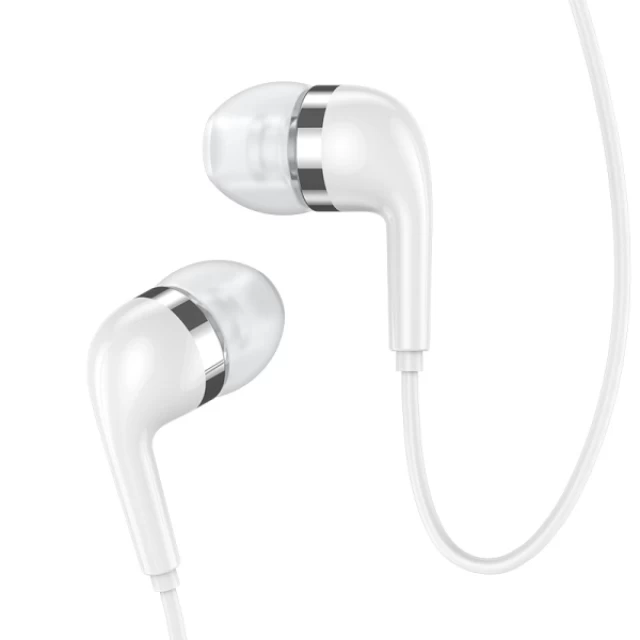 Наушники Usams EP-23 Stereo Earphones 3.5mm White (HSEP2301)
