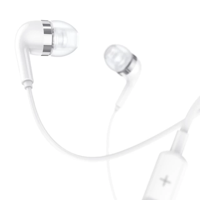 Наушники Usams EP-23 Stereo Earphones 3.5mm White (HSEP2301)