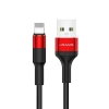 Кабель Usams US-SJ220 U5 USB-A to Lightning 2A 1.2m Red (SJ220IP02)