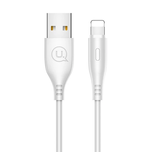 Кабель Usams US-SJ266 U18 FC USB-A to Lightning 2A 1m White (SJ266USB02)