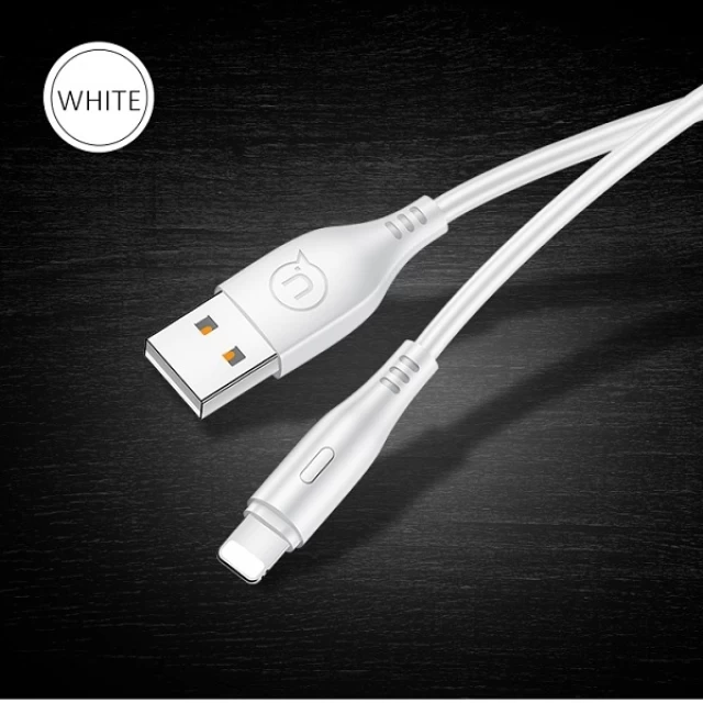 Кабель Usams US-SJ266 U18 FC USB-A to Lightning 2A 1m White (SJ266USB02)