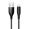 Кабель Usams US-SJ268 U18 FC USB-A to Micro-USB 2A 1m Black (SJ268USB01)