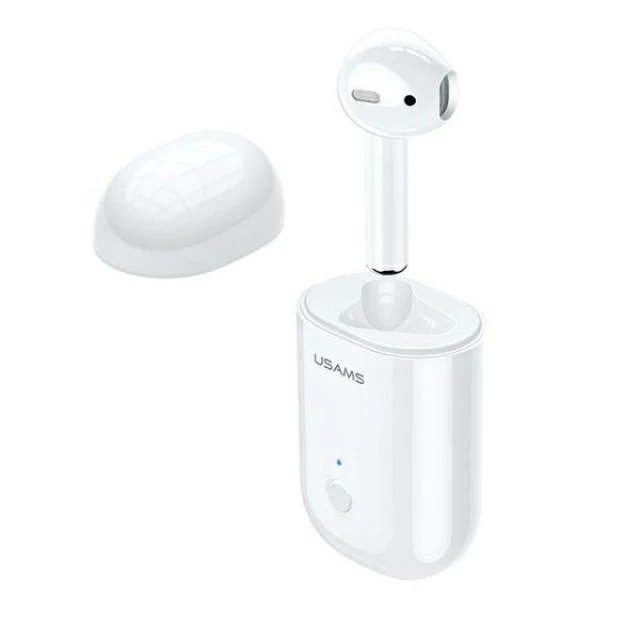 Bluetooth-гарнітура Usams LB001 LB Series Bluetooth 5.0 White (BHULB01)