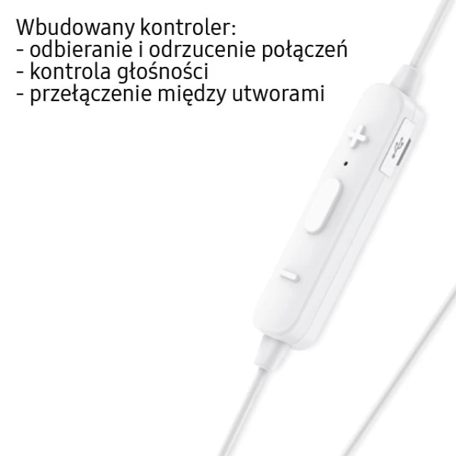 Бездротові навушники Usams LN Series Stereo Bluetooth White (BHULNO1)