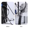 Органайзер для кабеля Usams ZB060 Velcro Cable Organizer 1m Black (ZB60ZD02)