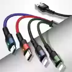 Кабель Usams US-SJ317 U26 FC 4-in-1 USB-A to USB-C | Micro-USB | 2xLightning 2A 1.2m Black (SJ317USB01)