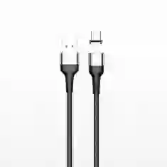 Кабель Usams US-SJ326 U28 Magnetic FC USB-A to Lightning 2.4A 1m Grey (SJ326USB03)