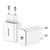 Мережевий зарядний пристрій Usams T14 FC/PD 18W USB-C White (CC69TC01)