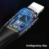 Кабель Usams US-SJ344 U-Tone Power-off FC USB-A to Lightning 2A 1.2m Black (SJ344USB01)