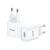 Мережевий зарядний пристрій Usams T18 2.1A USB-A White (CC075TC01)