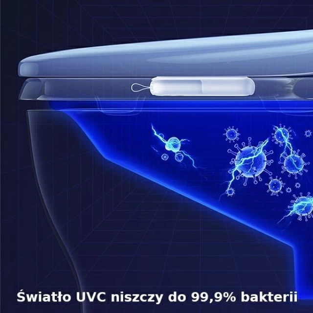 Ультрафіолетовий стерилізатор Usams US-ZB210 Smart Portable Toilet UV Lamp White (ZB210XDH01)