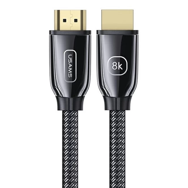Кабель Usams US-SJ498 U67 HDMI to HDMI 2.1 8K HD 3m Black (SJ498HD01)