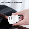 Сетевое зарядное устройство Usams US-CC080 T20 2xUSB-A 2.1A White (CC80TC01)