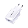 Мережевий зарядний пристрій Usams US-CC083 T22 QC 18W USB-A White (CC83TC01)