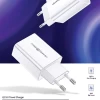 Мережевий зарядний пристрій Usams US-CC083 T22 QC 18W USB-A White (CC83TC01)