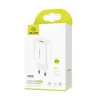 Мережевий зарядний пристрій Usams US-CC083 T22 QC 18W USB-A White (CC83TC01)