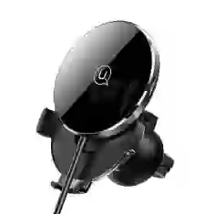 Автотримач з функцією бездротової зарядки Usams CD164 15W 2-in-1 Ultra-Slim Magnetic Car Wireless Charger Black (CD164DZ01)