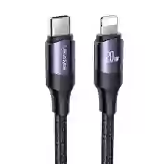 Кабель Usams US-SJ522 U71 PD | FC USB-C to Lightning 20W 2m Black (SJ522USB01)