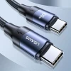 Кабель Usams US-SJ524 U71 PD | FC USB-C to USB-C 100W 1.2m Black (SJ524USB01)