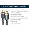 Кабель Usams US-SJ528 U74 HDMI to HDMI 2.0 4K HD 2m Black (SJ528HD01)