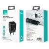 Сетевое зарядное устройство Usams US-CC148 T45 mini PD 30W USB-C Black (CC148TC01)