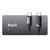 Кабель Usams US-SJ546 U78 LED FC USB-C to USB-C 100W 1.2m Black (SJ546USB01)