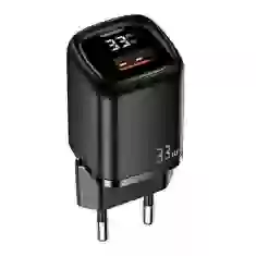 Сетевое зарядное устройство Usams US-CC152 T46 PD/QC 33W USB-C | USB-A Black (CC152TC01)