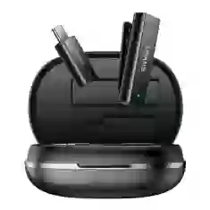 Беспроводной петличный микрофон Usams ZB243 ENC 2.4G Wireless Lavalier Microphone USB-C Black (ZB243MKF01)