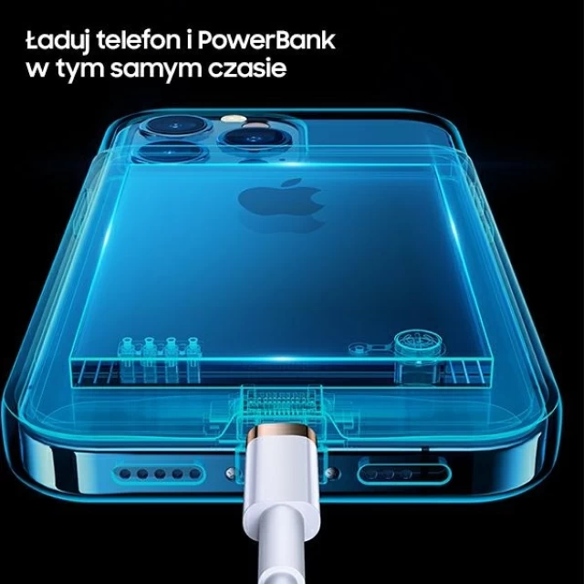 Чохол-акумулятор Usams PowerCase 3500mAh для iPhone 13 Black (3K5CD17401)