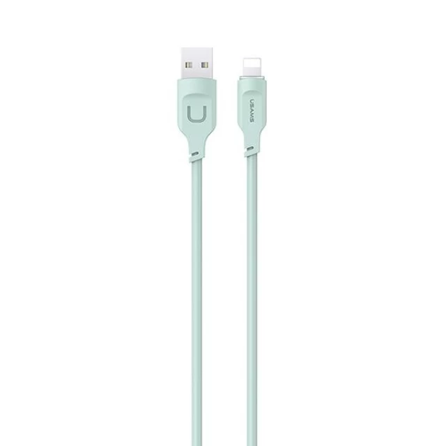 Кабель Usams US-SJ565 Lithe FC USB-A to Lightning 2.4A 1.2m Green (SJ565USB04)
