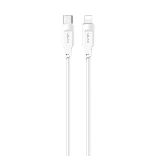 Кабель Usams US-SJ566 Lithe PD | FC USB-C to Lightning 20W 1.2m White (SJ566USB02)