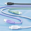 Кабель Usams US-SJ566 Lithe PD | FC USB-C to Lightning 20W 1.2m Purple (SJ566USB03)